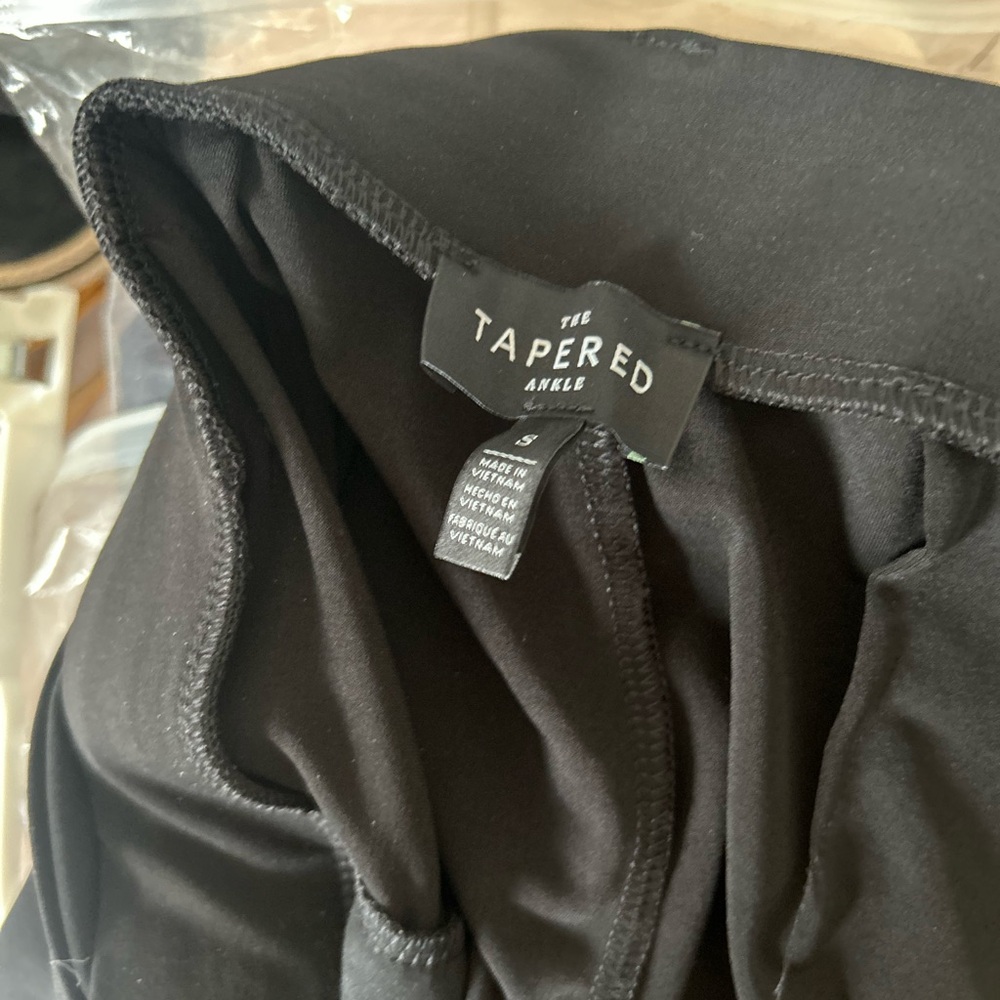 WHBM Black Tapered Pants